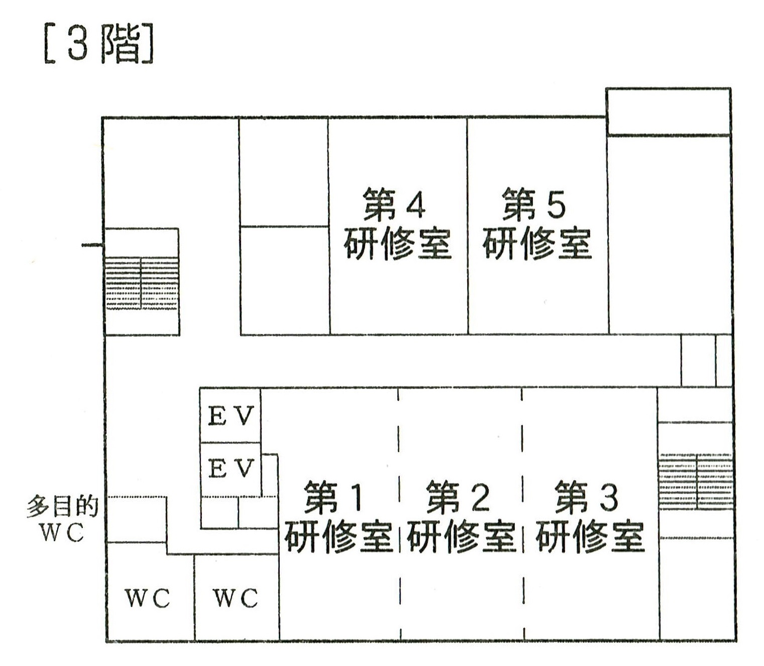 教育館３階平面図