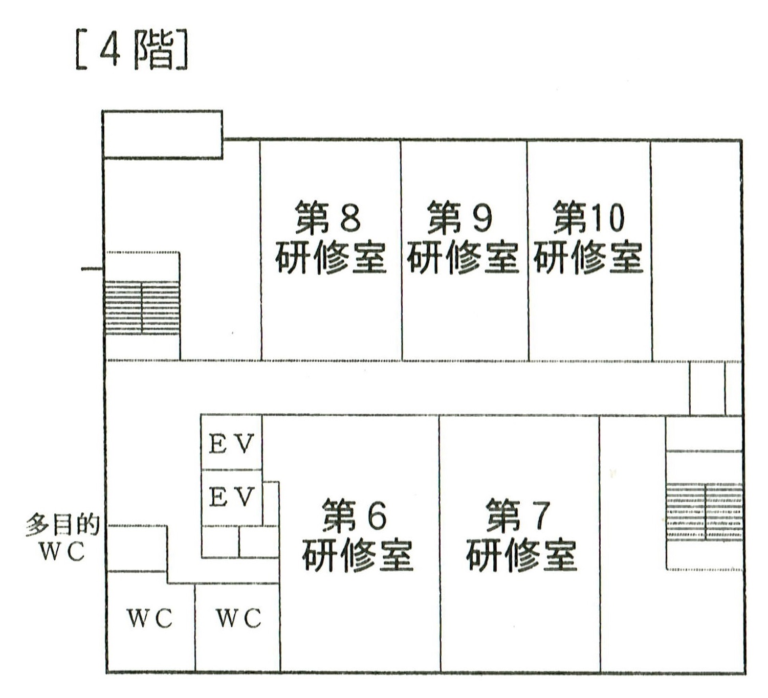 教育館４階平面図