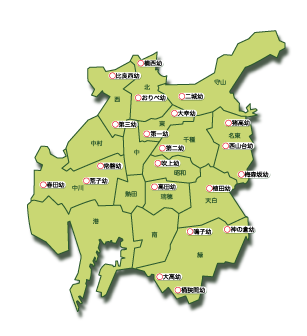 名古屋市の地図