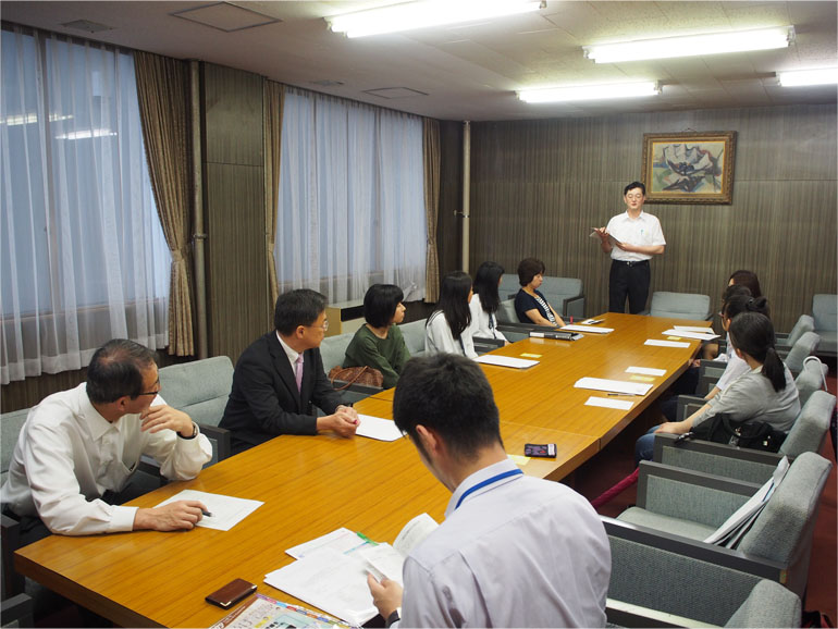 出発式団別保護者会