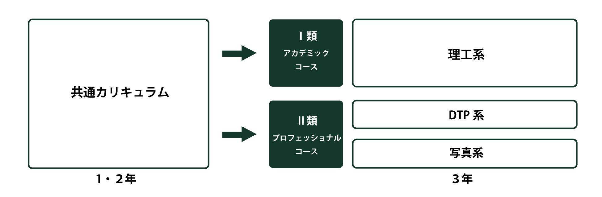 コース選択についての図解