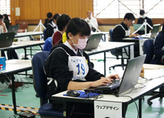 千賀さんの競技の様子