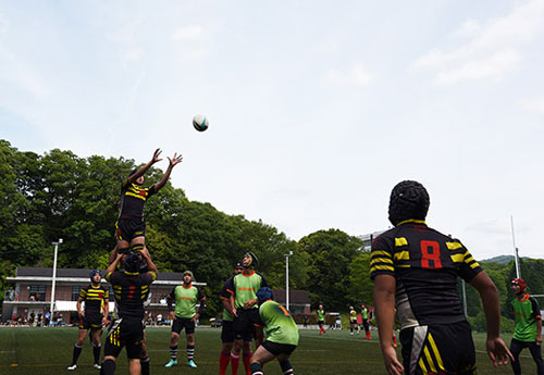 試合のようす