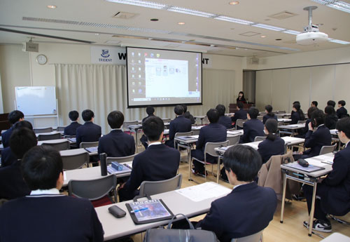 専門学校体験の様子