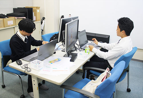 就業体験のようす