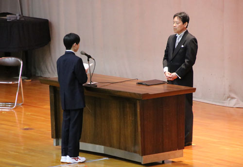 入学式のようす