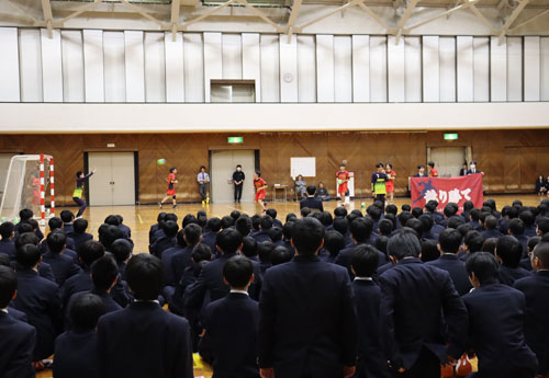 生徒会オリエンテーションのようす