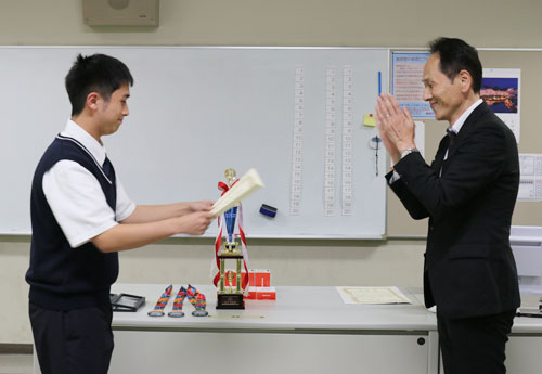 表彰式のようす