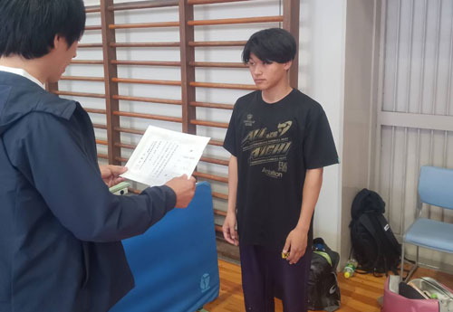試合のようす
