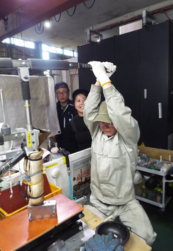 校外見学のようす