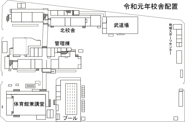 令和元年校舎配置図