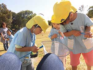 虫とり遠足・東山動物園遠足の様子の写真