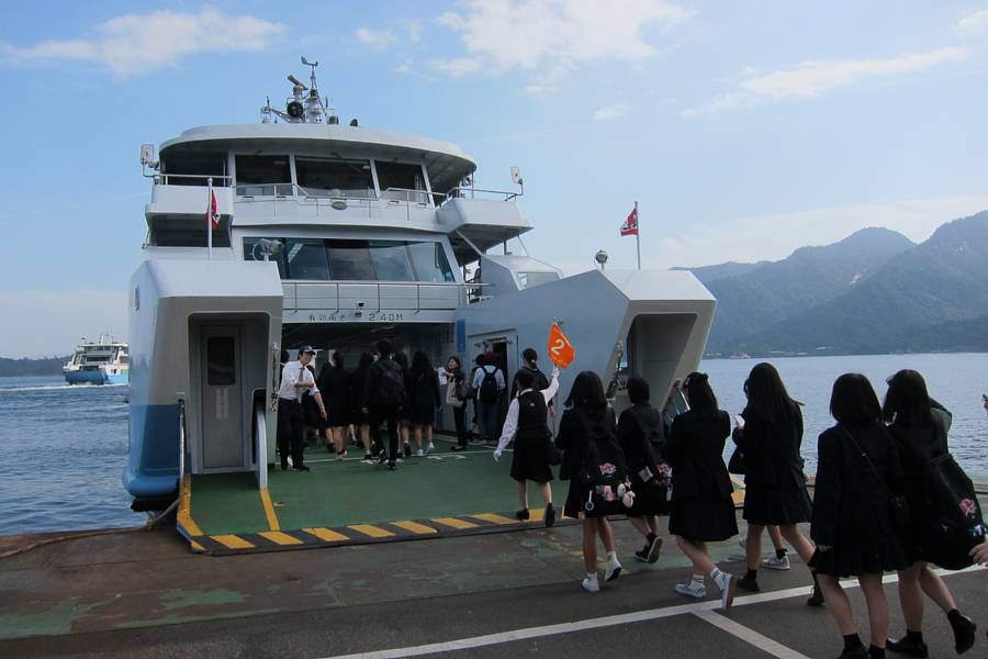 修学旅行 広島 岡山 神戸 １日目